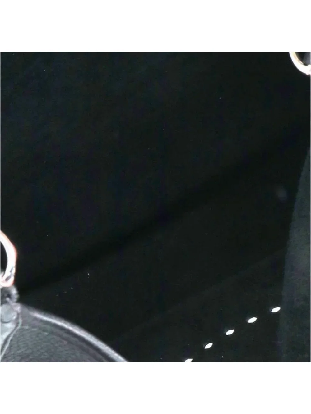 Hermes Evelyne 3 PM Black Taurillon Clemence Shoulder Bag